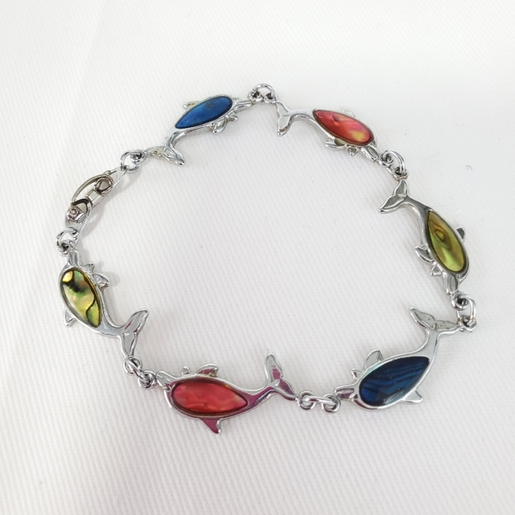 Silver Dolphin Bracelet - Picture 6 of 9